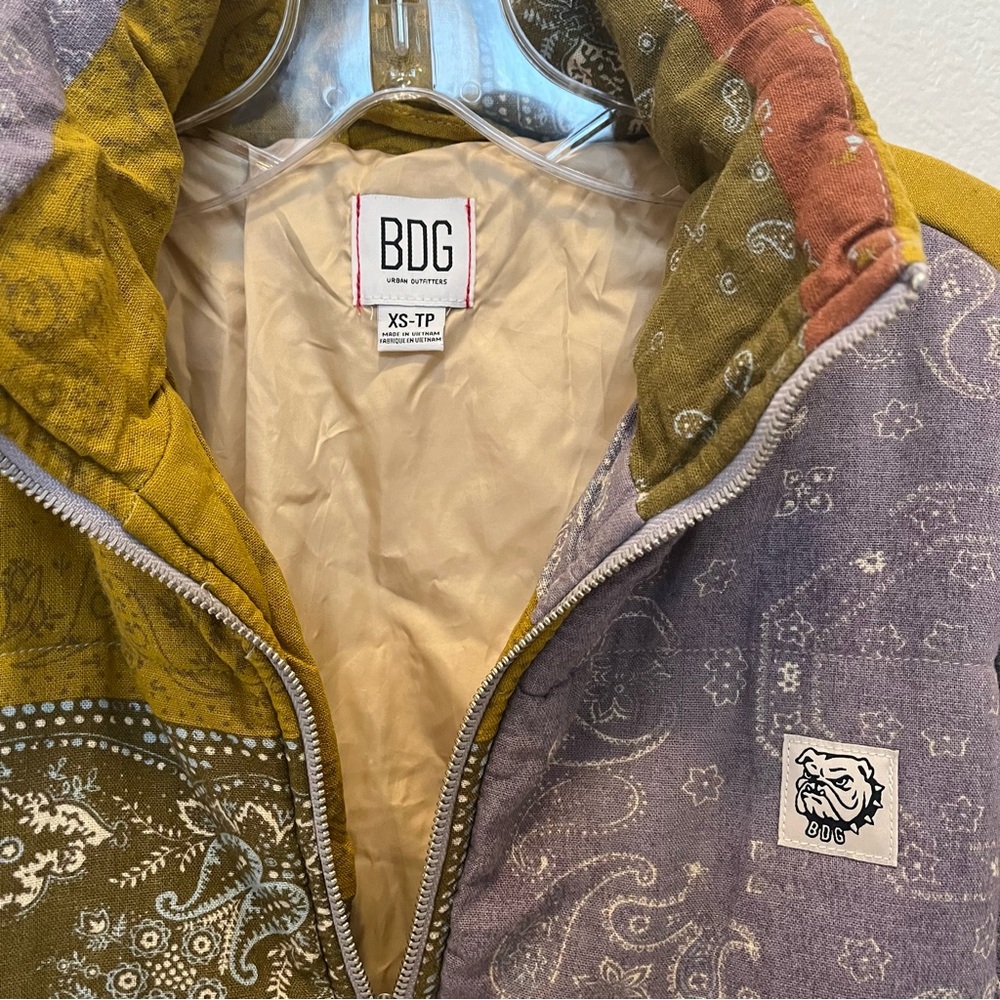 BDG Ash Patchwork Linen Jacket - image 2